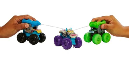 Hot Wheels Monster Trucks Color Reveal 2-Pack & Clip-On Water Tank