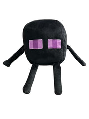 Minecraft Enderman Cuutopia Plush Toy, Black with Purple Accents, 11 in