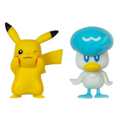 Pokémon Battle Figure Pack — Quaxly and Pikachu