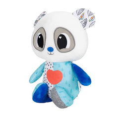 Lamaze Soothing Heart Panda Plush Lullaby Stuffed Animal - Vibrating Soother Includes Calming Glowing Heartbeat and 3 Lullabies - Baby Light Up Toys and Musical Toys - Ages 9 Months and Up