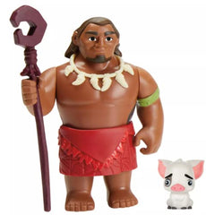 Moana Adventure Pack, Set of 6, Including Maui, Moana, Kakamora, Grandma Tala, Pua and Chief Tui (Moana's Father)