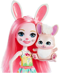 Mattel ENCHANTIMALS Pedal PALS BREE Bunny Doll & Bicycle