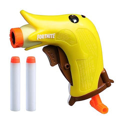 Nerf Microshot Fortnite Peely Bone Mini Blaster, Designed Based on Fortnite Peely Bone with 2 Nerf Elite Darts, Genuine Fortnite Nerf Blaster F7672