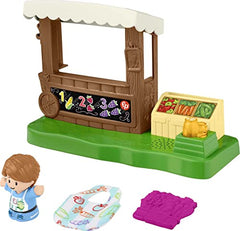 Fisher-Price Little People Toddler Toy Farmers Market Playset with Light Sounds Figure & Accessories for Ages 1+ Years