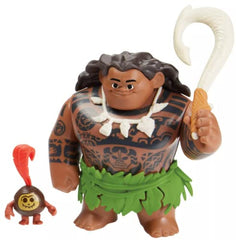 Moana Adventure Pack, Set of 6, Including Maui, Moana, Kakamora, Grandma Tala, Pua and Chief Tui (Moana's Father)