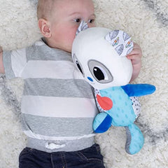 Lamaze Soothing Heart Panda Plush Lullaby Stuffed Animal - Vibrating Soother Includes Calming Glowing Heartbeat and 3 Lullabies - Baby Light Up Toys and Musical Toys - Ages 9 Months and Up