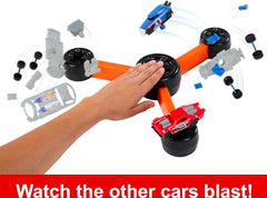 Mattel Games Hot Wheels 5-in-1 Kids Games Set for Travel, Parties and Game Nights with Family