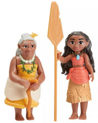 Moana Adventure Pack, Set of 6, Including Maui, Moana, Kakamora, Grandma Tala, Pua and Chief Tui (Moana's Father)