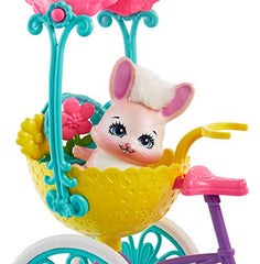 Mattel ENCHANTIMALS Pedal PALS BREE Bunny Doll & Bicycle