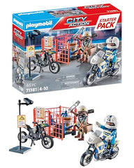 Playmobil 71381 City Action Police Starter Pack, Police Gifting Toy, Fun Imaginative Role-Play, PlaySets Suitable for Children Ages 4+