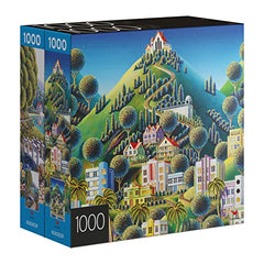 2-Pack of 1000-Piece Jigsaw Puzzles, Pine Cabin & Summer Estate, Puzzles for Adults and Kids Ages