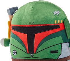 Star Wars Cuutopia 10-inch Boba Fett Plush, Soft Rounded Pillow Doll, Collectible Gift for Kids & Fans Ages 3 Years Old & Up includes Toy