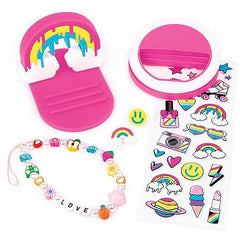 Make It Real 3C4G: Tech Accessories Set - 7pcs, Customize Your Phone Case, DIY Fashionable Decorations, Tweens, Girls & Kids Ages 8+, Three Cheers for Girls