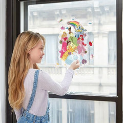 Make It Real Disney Window Art Mosaic – 66 Reusable Clings