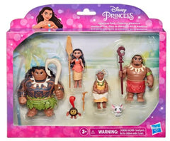 Moana Adventure Pack, Set of 6, Including Maui, Moana, Kakamora, Grandma Tala, Pua and Chief Tui (Moana's Father)