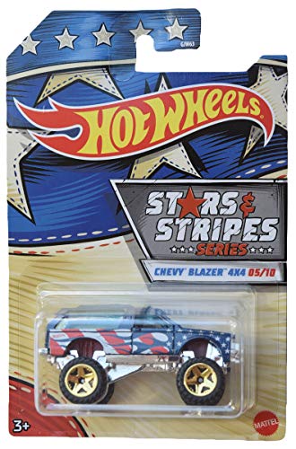 Hot Wheels Stars & Stripes Series Chevy Blazer 4x4 5/10, Blue