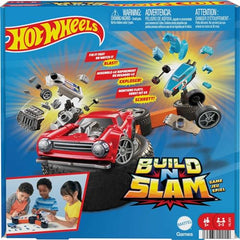 Mattel Games Hot Wheels 5-in-1 Kids Games Set for Travel, Parties and Game Nights with Family