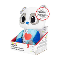 Lamaze Soothing Heart Panda Plush Lullaby Stuffed Animal - Vibrating Soother Includes Calming Glowing Heartbeat and 3 Lullabies - Baby Light Up Toys and Musical Toys - Ages 9 Months and Up
