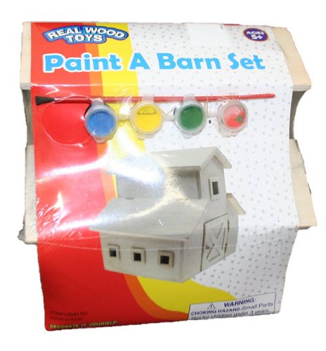 Real Wood Toys Paint a Barn Set - Ages 5+