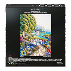 2-Pack of 1000-Piece Jigsaw Puzzles, Pine Cabin & Summer Estate, Puzzles for Adults and Kids Ages
