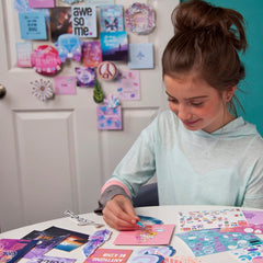 Craft-tastic DIY Wall Collage – Craft Kit – Personalize Your Space with Inspiring Quotes, Pre-cut Designs & Pictures