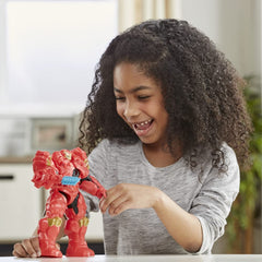 Hasbro Marvel Avengers Mech Strike Monster Hunters Hunter Suit Iron Man Toy, 20-cm-Scale Deluxe Figure, Ages 4 and Up, Multicolor (F5073)