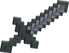 Mattel Minecraft Role-Play Battle Toy Accessory Collection with Pixelated Design, Stone Sword