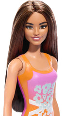 Mattel - Barbie Beach Doll with Orange Swimsuit