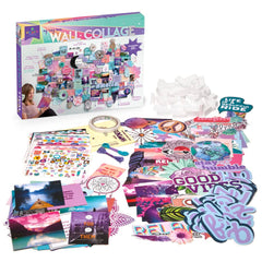 Craft-tastic DIY Wall Collage – Craft Kit – Personalize Your Space with Inspiring Quotes, Pre-cut Designs & Pictures