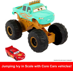 Disney Cars Toys, Cars On The Road Circus Stunt Ivy Vehicle, Jumping Monster Truck Inspired by Disney+ Show Large