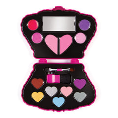 Make It Real: Juicy Couture Bejeweled Beauty Cosmetic Compact - Glam for Eyes, Lips & Face, Crown Shaped Makeup Case, Girls & Kids Ages 6+
