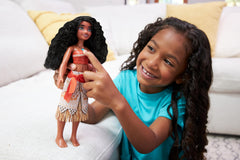 Mattel Disney Princess Toys, Singing Moana Doll in Signature Clothing, Sings “How Far I’ll Go” From the Disney Movie