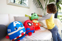 Marvel Cuutopia 10-inch Hulk Plush Character, Super Hero Soft Rounded Pillow Doll, Collectible Gift for Kids & Fans Ages 3 Years Old & Up