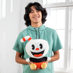 Club Mocchi-Mocchi- Cuphead Plush - Cuphead Plushie - Collectible Squishy Cuphead Toys - 15 Inch