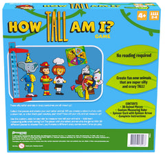 How Tall Am I? - Preschool Game of Measuring - Mix and Match to Create Your Animal, Tallest Wins! - Ages 4 and Up, 2-4 Players