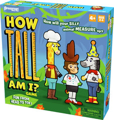 How Tall Am I? - Preschool Game of Measuring - Mix and Match to Create Your Animal, Tallest Wins! - Ages 4 and Up, 2-4 Players