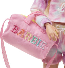 Barbie Signature Stoney Clover Lane Doll Wearing Tie-Dye Loungewear & Duffle Bag