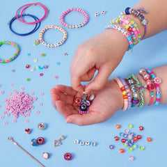 Make It Real: Best Day Ever! Deluxe Jewelry Studio - 2183pcs - DIY Craft Kit, Design & Make Over 30 Breacelets, Beads & Charms, Girls & Kids Ages 8+