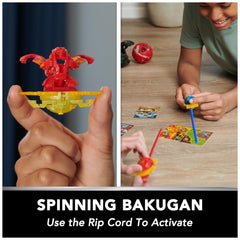 Bakugan, Special Attack Trox, Spinning Collectible, Customizable Action Figure and Trading Cards, Kids Toys for Boys and Girls 6 and up