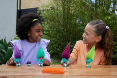 Mattel DreamWorks Trolls Band Together BroZone On Tour Set with 5 Small Dolls & Tape Cassette Stand, Collectible Toy Inspired by the Movie