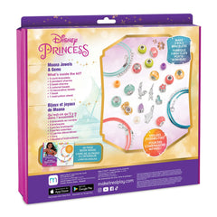 Make It Real Disney Princess Moana Jewels & Gems - Moana Charm Bracelet Making Kit for Girls - Moana Craft & Activity Set for Kids - Disney Jewelry Making Kit for Girls 8-10-12-14