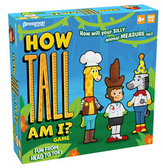 How Tall Am I? - Preschool Game of Measuring - Mix and Match to Create Your Animal, Tallest Wins! - Ages 4 and Up, 2-4 Players