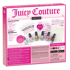Make It Real: Juicy Couture Dazzling Designs Manicure Set - Complete Nail Art Set, Nail Gems & Sticker Sheets, 6 Polish Colors, Girls & Kids Ages 8+