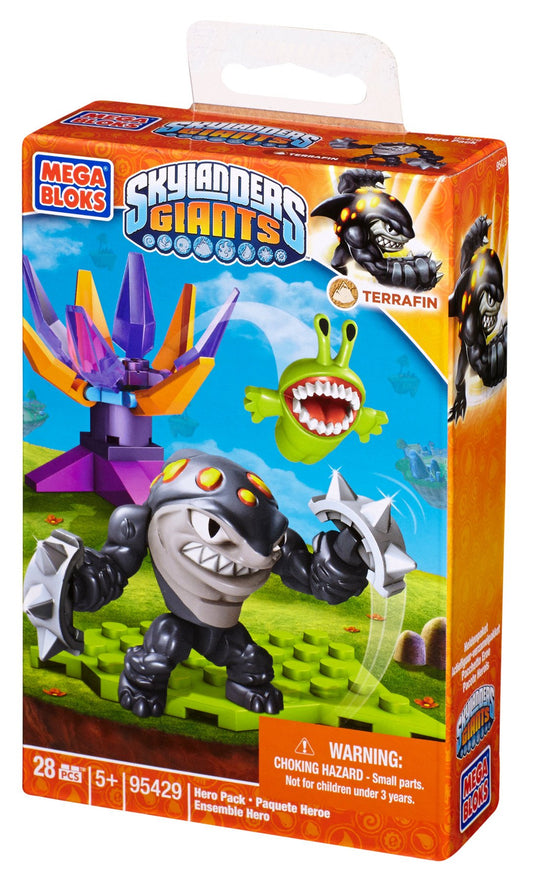 Mega Bloks Skylanders Terrafin Hero Building Pack