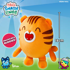 Pinata Smashlings SL7010A Plush Buddies-Tiger, Roblox, Soft, Official Toy from Toikido, Weiß