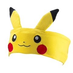 Pokemon Pikachu Kids Headband Headphones Volume Limiting Switch Thin Speakers & Comfortable Soft Cotton Headband Perfect for Children's Earphones for School Home and Travel (Standard Packaging)