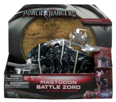 Power Rangers Movie Mastodon Battle Zord with Black Ranger Figure