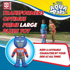 Wahu Aqua Pals Transformers Optimus Prime Plush Water Toy 16"