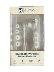 H Audio Wireless Bluetooth Stereo Earbuds – White