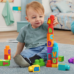 MEGA ABC Building Bag – Letter Learning Building Set for Kids